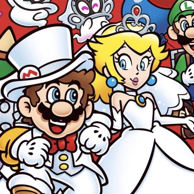 "Mario and peach are JUST friends" … do THEY know that??