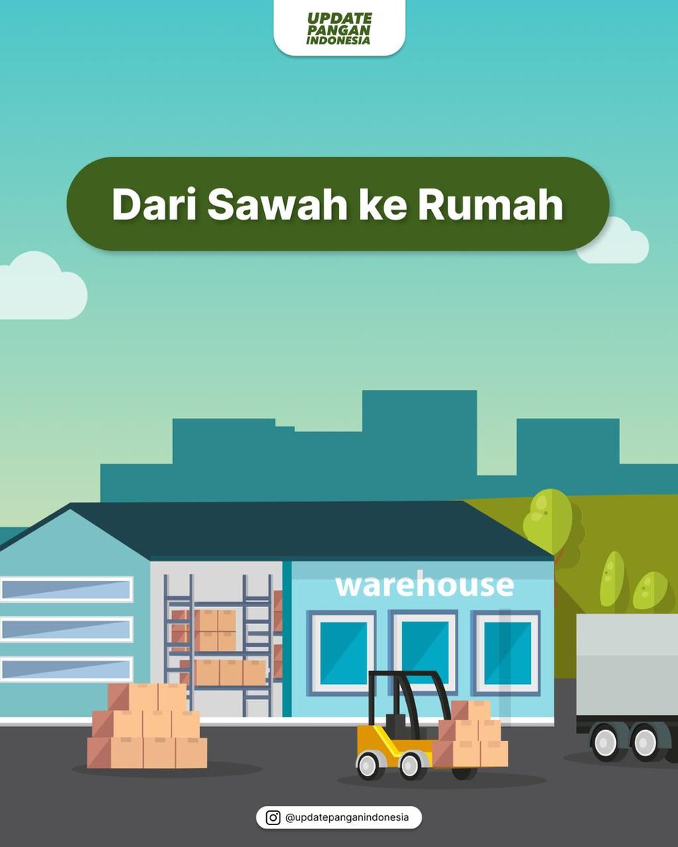 BULOG_Mkw's tweet photo. Pernah kepikiran nggak sih, gimana beras bantuan bisa sampai ke para penerima, Sobat Pangan?

Ternyata…. perjalanannya panjang banget loh! Dimulai dari sawah, gudang BULOG, diangkut sama transporter, lalu sampai deh ke tangan para penerima lewat proses yang terkoordinasi rapi. https://t.co/QpkxFWhyfX