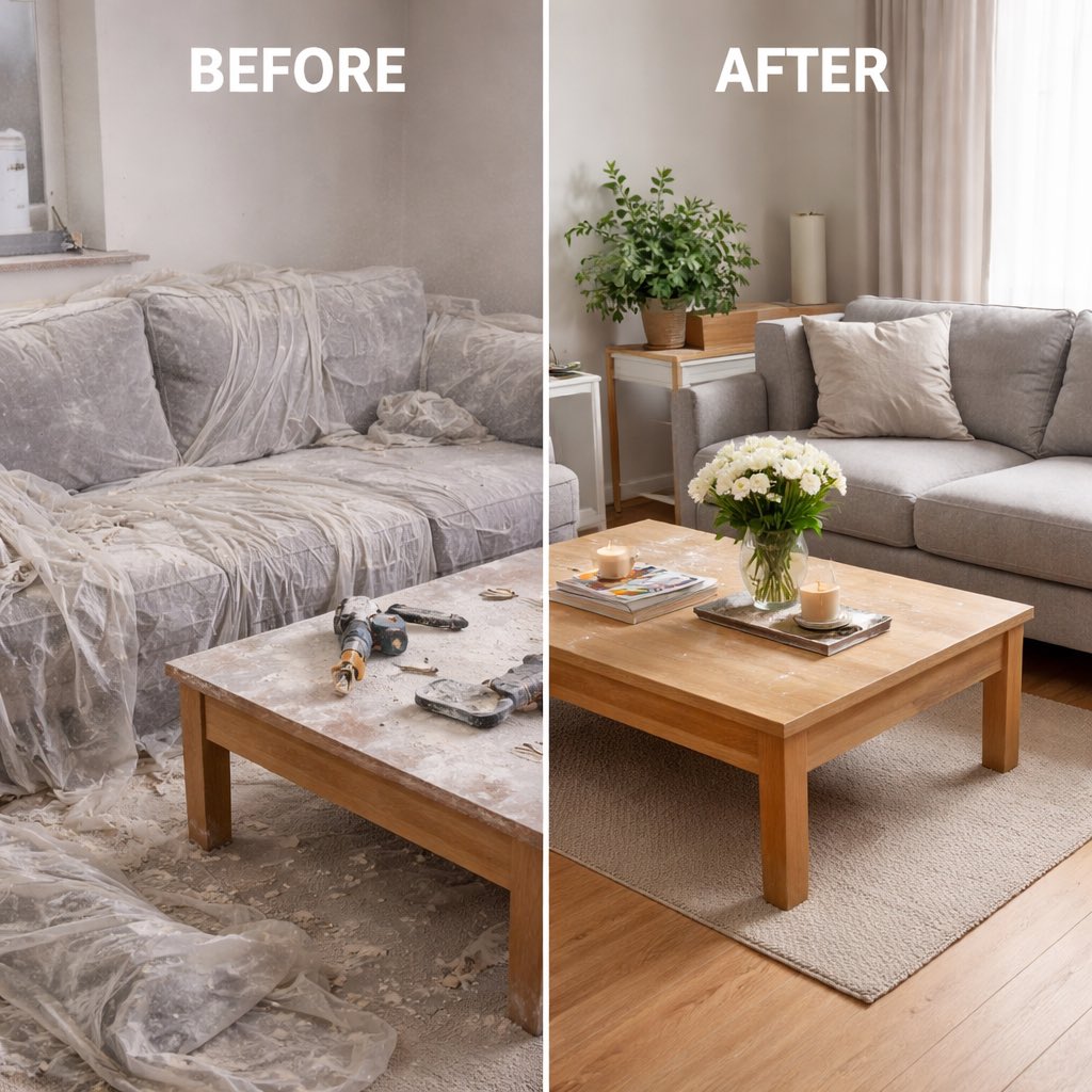 StarletCleaning's tweet photo. Builders done. Dust everywhere.

We clean up after renovations across London every week — removing fine plaster dust properly, not just pushing it around.

From worksite to move-in ready.

See how we help 👇
https://t.co/tVH3iygTKG https://t.co/hWzszJ56UT