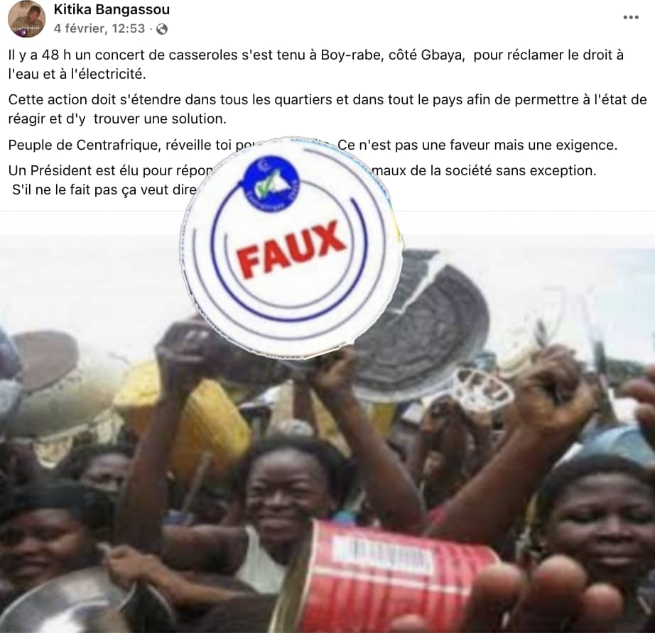 Centrafrique Check tweet media