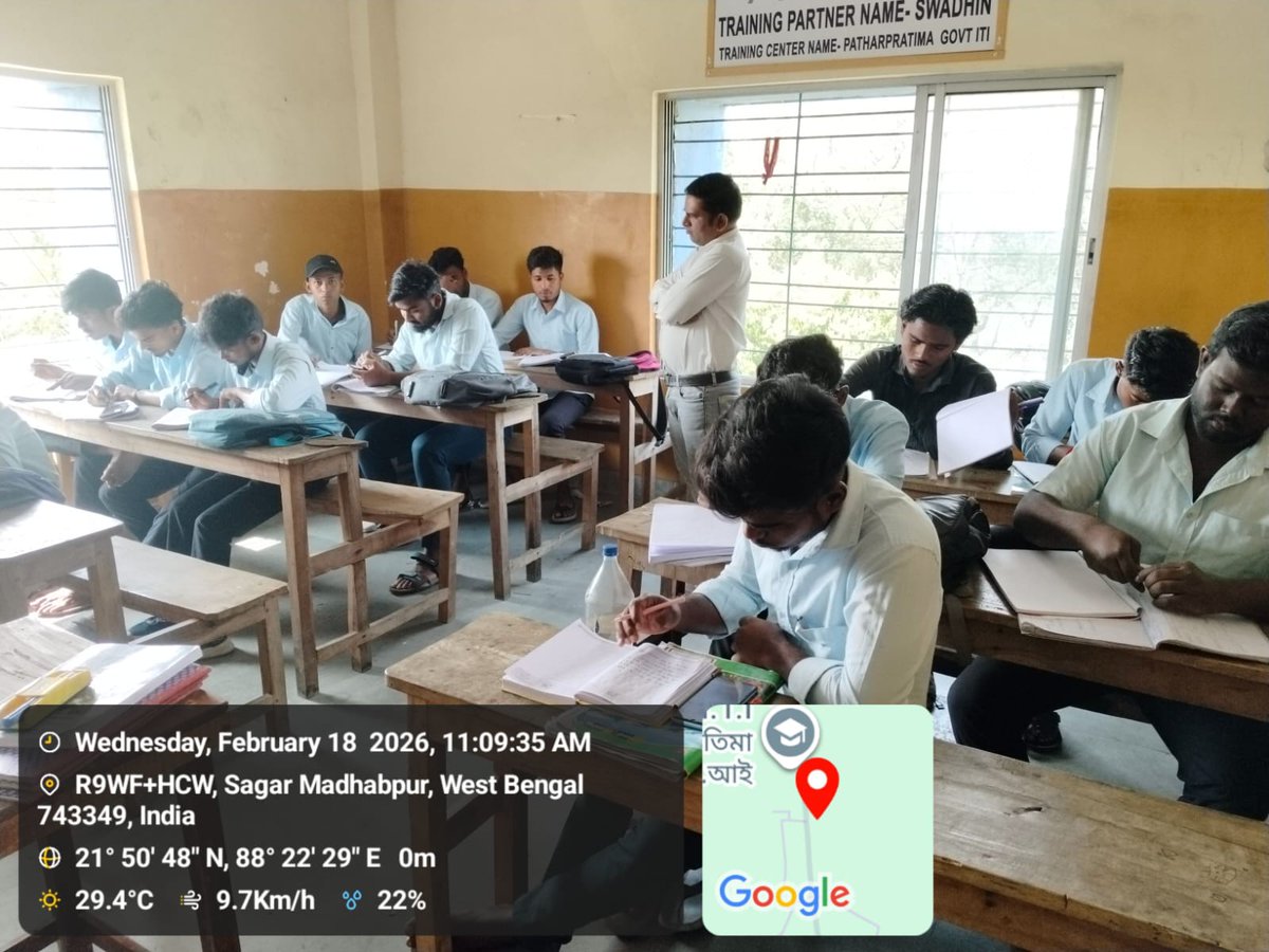 GPatharpratima's tweet photo. Regular classes underway at Patharpratima Government ITI 📷
Building skills. Shaping futures.
#PatharpratimaGovtITI #RegularClass #SkillDevelopment #VocationalTraining #ITIStudents #LearningInAction #FutureReadyKids https://t.co/JbZE2JG8bV