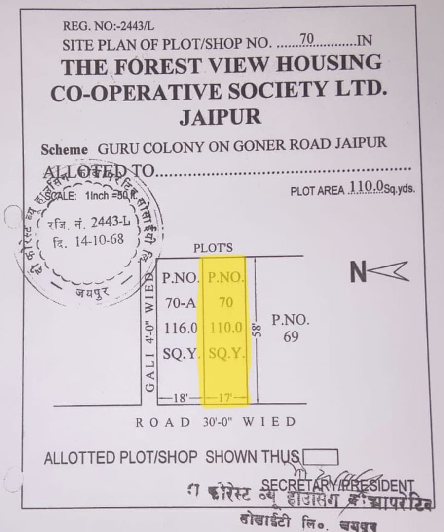 news21national's tweet photo. गोनर रोड गुरु कॉलोनी में प्लॉट 70 विवाद गहराया
#JaipurNews #GonerRoad #LandDispute #PropertyControversy #MunicipalCorporation #JDA #BreakingNews #LatestNews #HindiNews #News21 #News21National
@jdajaipur @IASassociation @RasAssociation @RajGovOfficial @BhajanlalBjp @BJP4Rajasthan @UDHRajasthan @DcDmJaipur @officialkharra
@nishantjainias @nagar_jaipur #RaviKumarGoyal @drsomyagurjar #BabulalGoyal #SohanramChaudhary