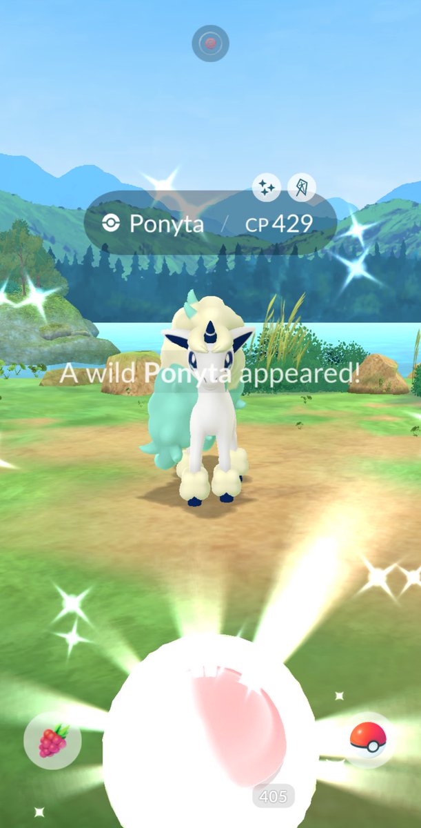 My little pony 🐴 👀💛💚💛  #PokemonGO #ShinyPokemon