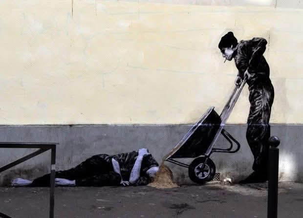 PatrickFavrel's tweet image. #StreetArt in #Paris by #Levalet