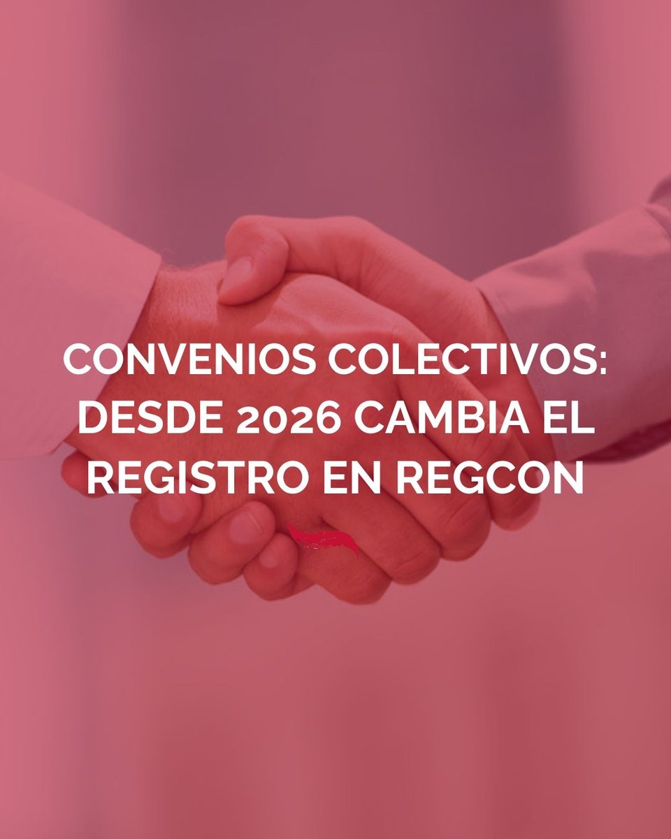 SIGA98's tweet photo. 📢 Convenios colectivos: desde 2026 cambia el registro en #REGCON
Desde el 15 de enero, los convenios deben declarar de forma expresa si regulan temas como teletrabajo, desconexión digital, IA, algoritmos, igualdad o tiempo de trabajo. https://t.co/2kAYnXt4zm https://t.co/ZDTYvum7yU
