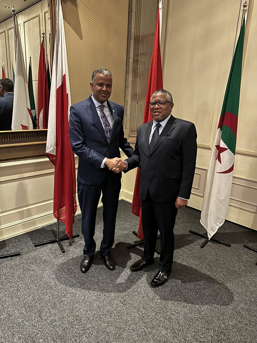amb_msheikh's tweet photo. Waxaan shalay Magaalada Pretoria noogu qabsoomay kulan udhaxeeyay safiirrada dalalka Carabta ee fadhigoodu yahay dalka Koonfur Afrika iyo xoghayaha Guud ee xisbiga talada haya ee African National Congress (ANC), Mudane Mr.Fikile Mbalula.

Kulanka ayaa diiradda lagu saaray xoojinta xiriirka taariikhiga ah ee u dhexeeya dalalka Carabta iyo Koonfur Afrika, iskaashiga dhinacyada siyaasadda, dhaqaalaha iyo arrimaha caalamiga ah.

Madashaasi oo aan  khudbad ka jeediyay ayaa waxaan si qoto dheer uga hadlay Go’aanka Dawladda Soomaalia ee ku aadan ictiraaf beeneedka Isra’il iyo muhiimadda ay leedahay ilaalinta madax-bannaanida iyo midnimada dhuleed ee Soomaaliya, waxaan uga mahadceliyay doorka ay dalalka africa iyo Carabta ay ka qaataan garab istaagga Soomaaliya iyo xoojinta wadajirka iyo iskaashiga gobolka.

Kulankani oo ku soo dhammaaday guul iyo ballan-qaad ku aaddan sii xoojinta xiriirka diblomaasiyadeed iyo iskaashiga wadajirka ah ee u dhexeeya dalalka Carabta iyo xisbiga ANC.
@TheVillaSomalia 
@SomaliPM 
@MFASomalia 
@ANCParliament
@MbalulaFikile 
@DIRCO_ZA