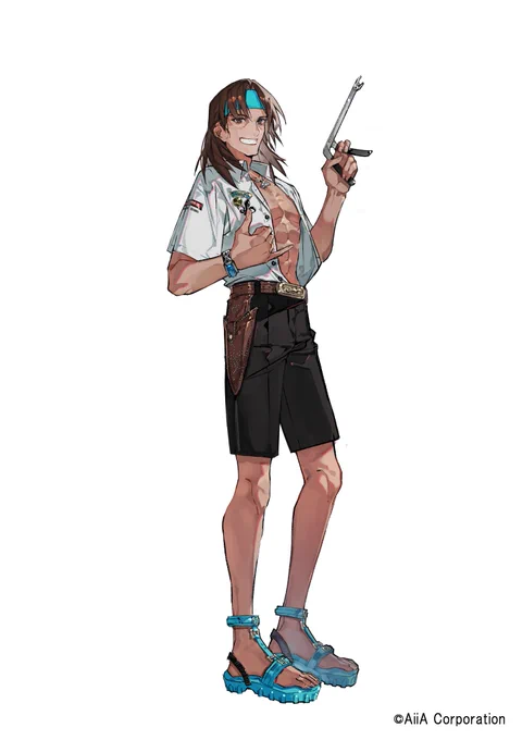 ルアープリンセスにて、WaterLand所属『スピンソニック』と『ジム』のキャラクターデザインを担当させていただきました! 是非よろしくお願い致します! #ルアープリンセス #ルアプリ