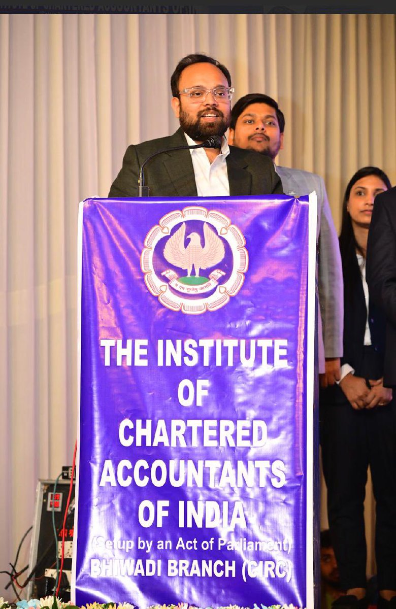 ruwatiaofficial's tweet image. A proud moment as Bhiwadi Branch of CIRC of ICAI was inaugurated, strengthening professional outreach &amp;amp; member services in the region. Wishing the new branch great success in serving the CA fraternity and society.
#ICAI #CIRC #BhiwadiBranch #CACommunity #ProfessionalExcellence