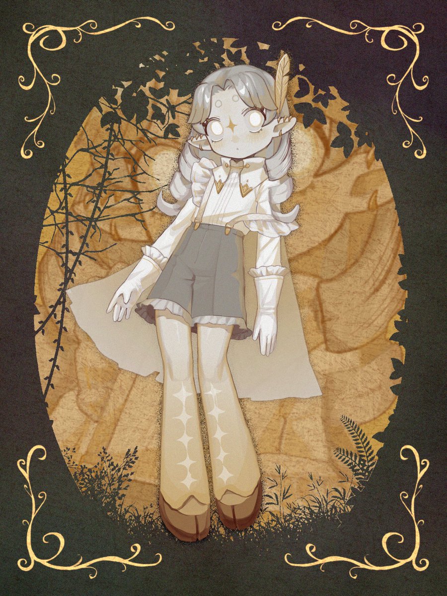 Ore_F00's tweet photo. 森の魔女のキャラデザ https://t.co/Won92NM3MA