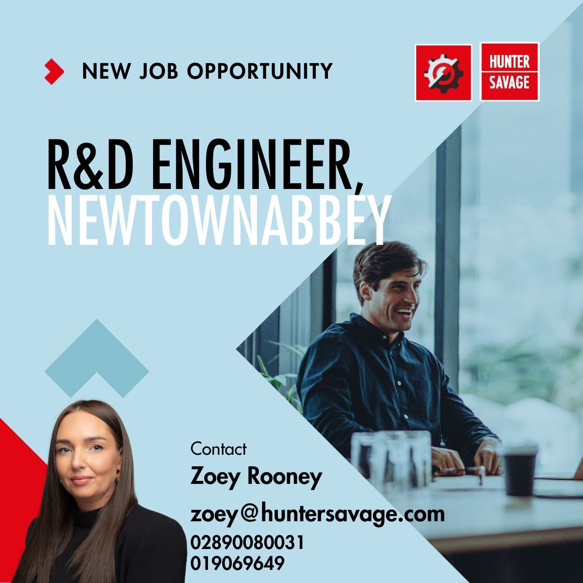 🔬Hiring: R&amp;D Engineer | Newtownabbey

Join a global manufacturer designing next-gen products for international markets, from concept to production, working across engineering &amp; operations.
✅Global R&amp;D exposure
✅End-to-end design
✅Clear progression

📩zoey@huntersavage.com
