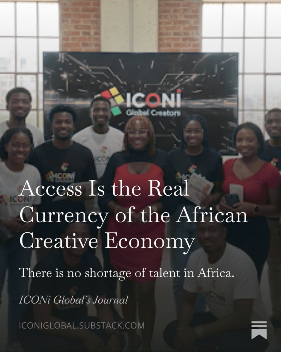 iconiglobal's tweet photo. Africa is bursting with creativity, but talent alone isn’t enough. Opportunity is uneven, networks are small, and the “trust gap” keeps skilled professionals invisible.

At ICONi Global, we’re building structured access, read more: https://t.co/aVOPPlGlZC https://t.co/uVH63DvqLz