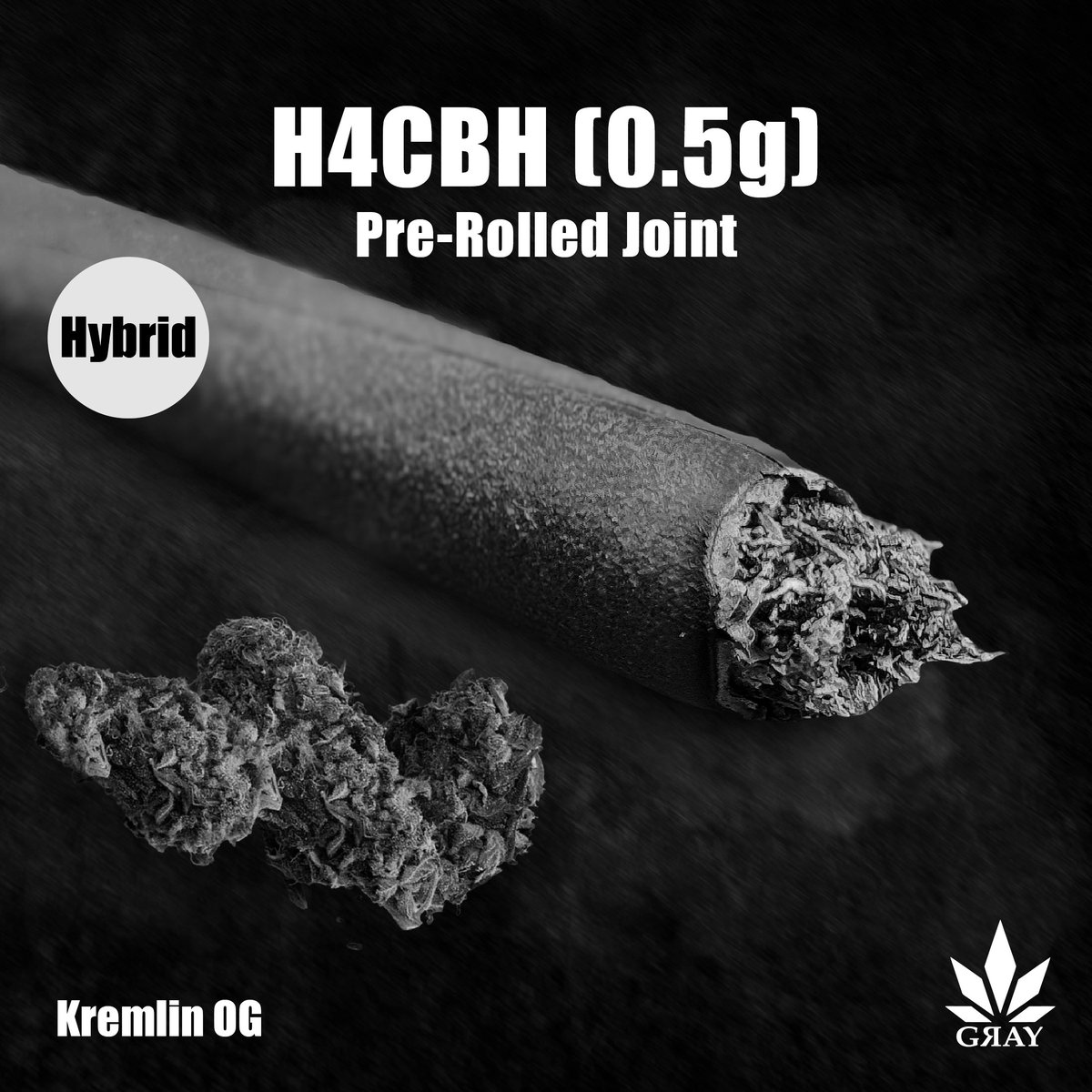 H4CBH】プリロールジョイント(1本) テルペン：𝘒𝘳𝘦𝘮𝘭𝘪𝘯 𝘖𝘎 In