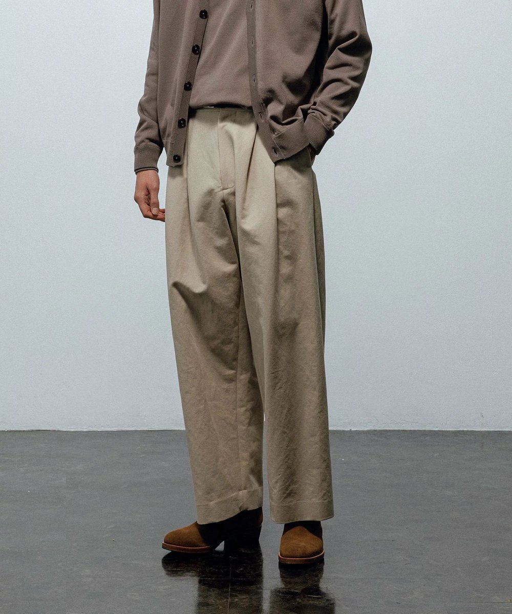 アダムエロペのコットンダブルクロスシリーズほんと良いなぁ… バギーと