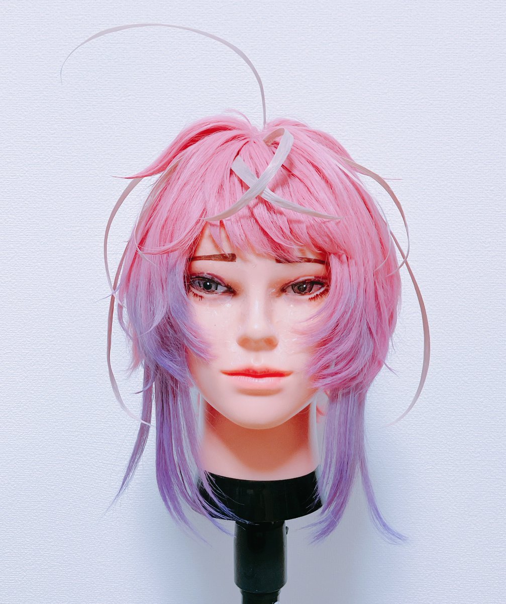 飴村乱数ちゃんのウィッグセットしました🍭 つむじを今回盛り方変えて