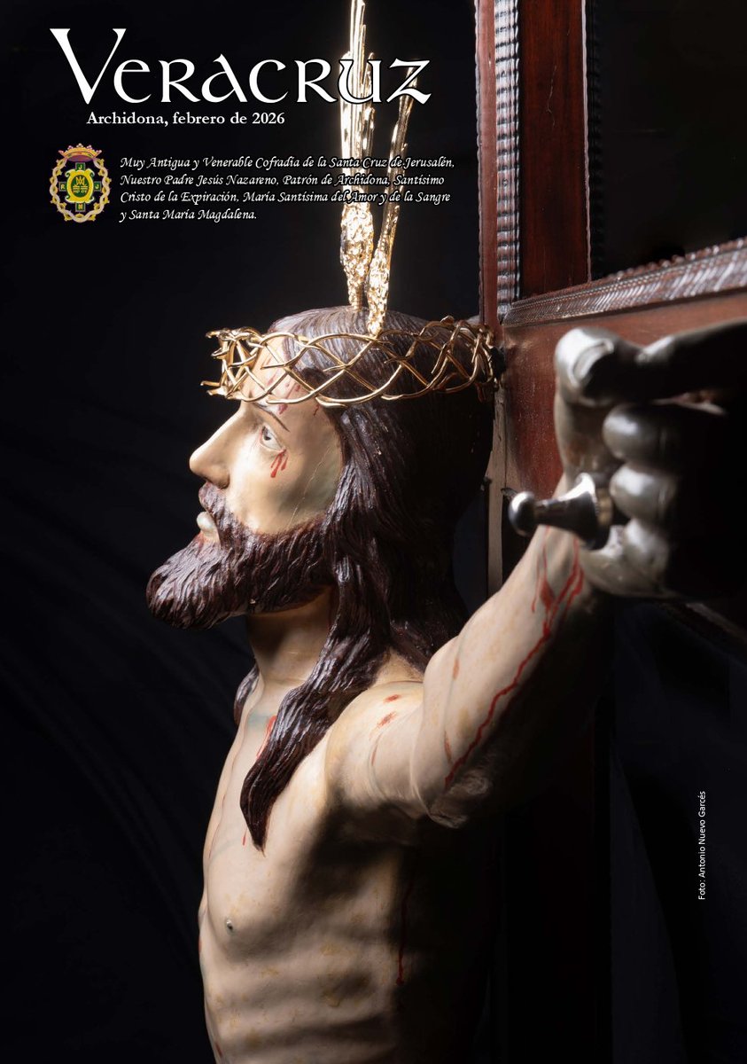 MIÉRCOLES DE CENIZA 💜
Hoy empezamos el camino.
Cuarenta días para limpiar nuestro corazón. 

Abrimos la Cuaresma con la publicación de nuestro boletín anual Veracruz.

📸 Foto portada de Antonio Nuevo Garcés 

 #nazarenoarchidona #cofradiadelnazareno #cuaresma2026 #veracruz2026