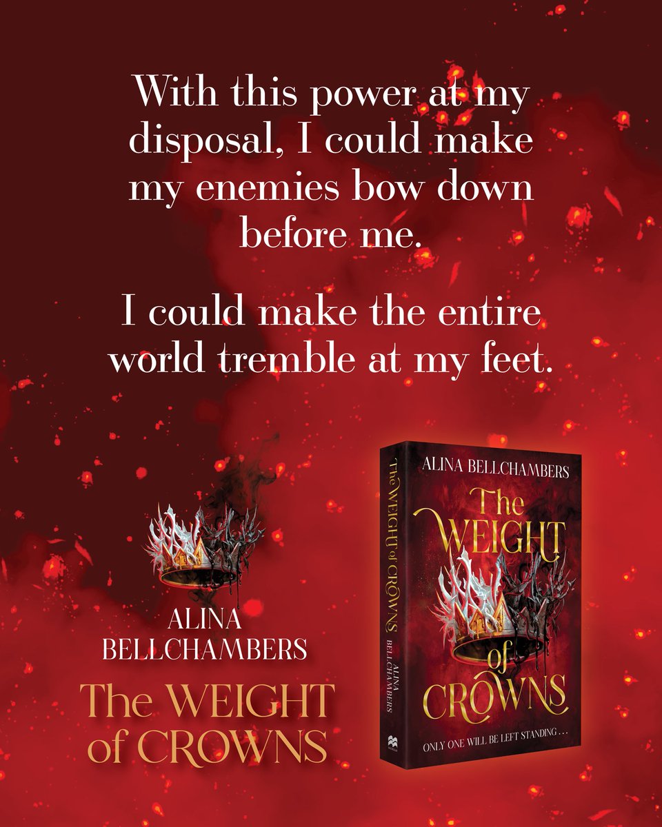 AlinaBellWrites's tweet photo. FOR THREE DAYS ONLY, pre-order the adorable mini paperback version of THE WEIGHT OF CROWNS through Waterstones and receive 25% off! Your code at checkout is FEB26 🫶

🚨 Hurry, offer ends at the end of this Friday 20th of February (11:59pm UK time)
https://t.co/jnXjP1jGhH https://t.co/C2mKi0er2b