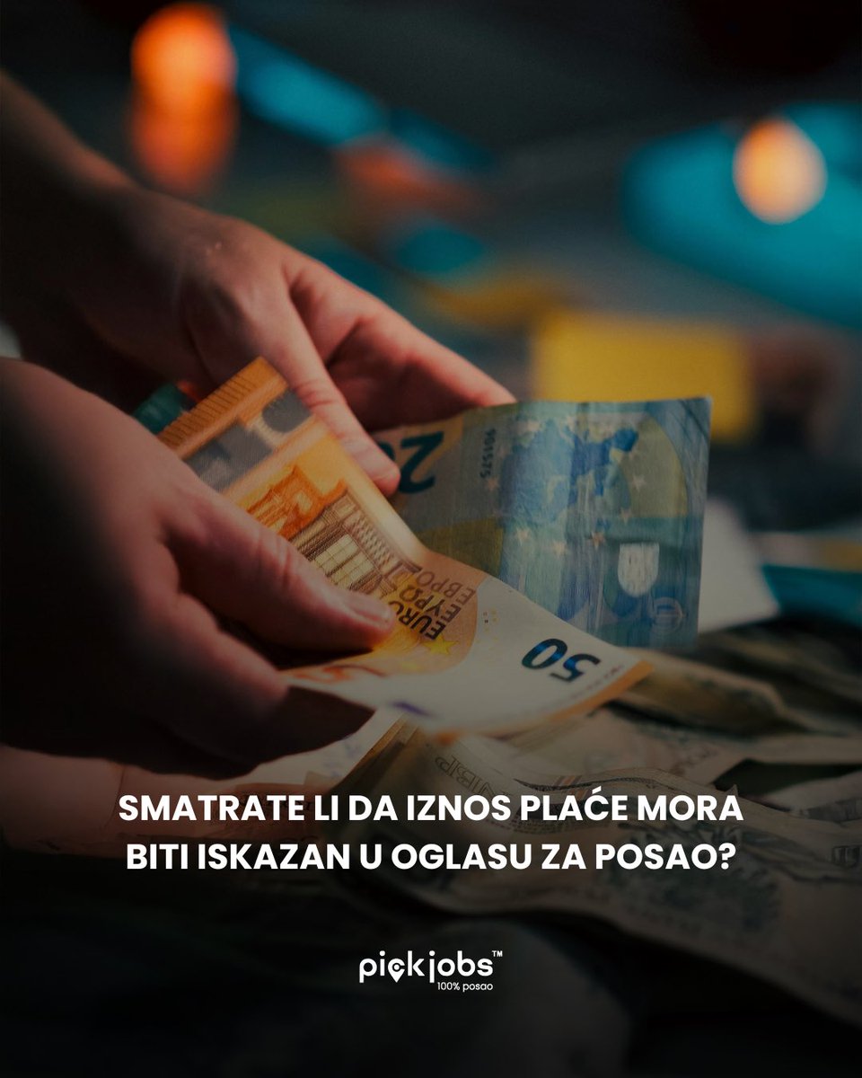 PickJobs's tweet photo. Tri kruga razgovora i testiranja… da bi na kraju saznao da je plaća jedva iznad minimalca? 🙄

Čak 80% poslodavaca i dalje skriva iznos plaće – a očekuje motivaciju bez jasnih uvjeta. 🚩 https://t.co/cNhGbW8NpN