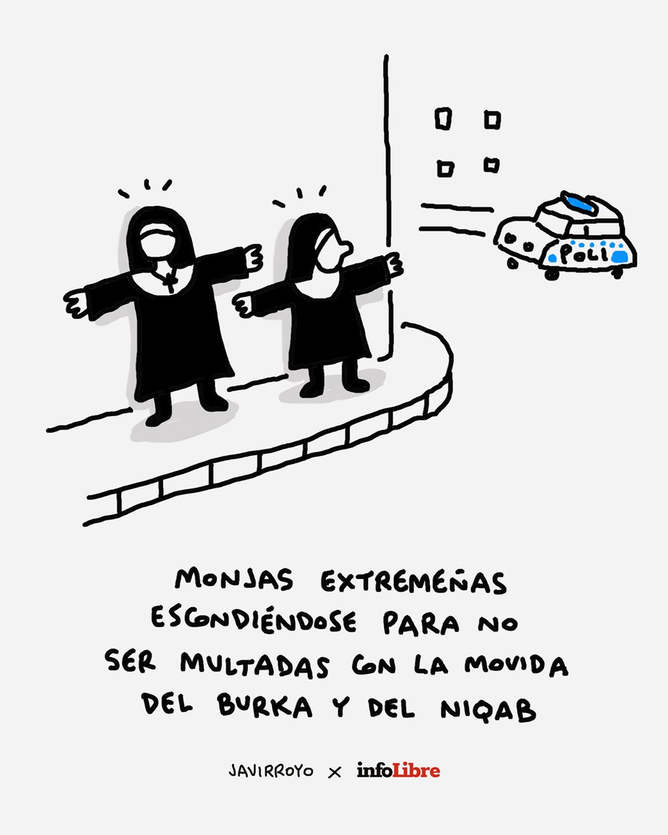 _infoLibre's tweet image. ¡Huye Sor Teresa! ¡Huye! 🏃‍♀️😂

🖍️ La actualidad ilustrada por el artista gráfico @javirroyo  f.mtr.cool/wtrulbehkg