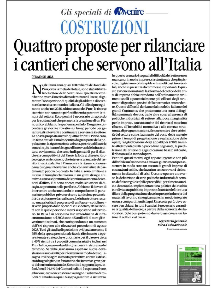 Filca Cisl Nazionale tweet media