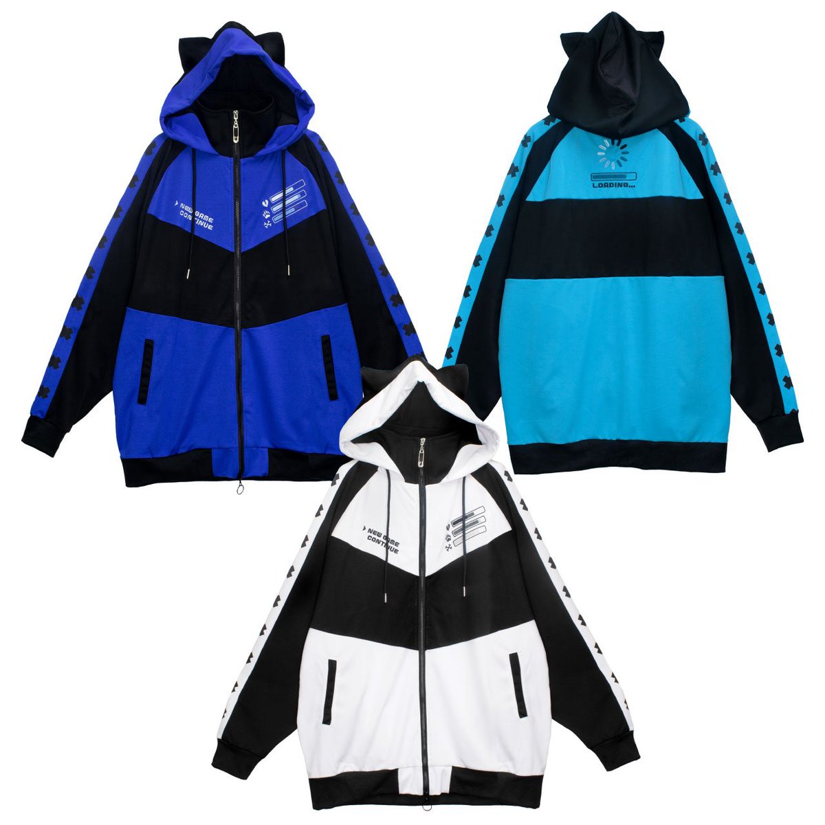 ジャージパーカー 猫耳 リッスンフレーバー 新品タグ付き