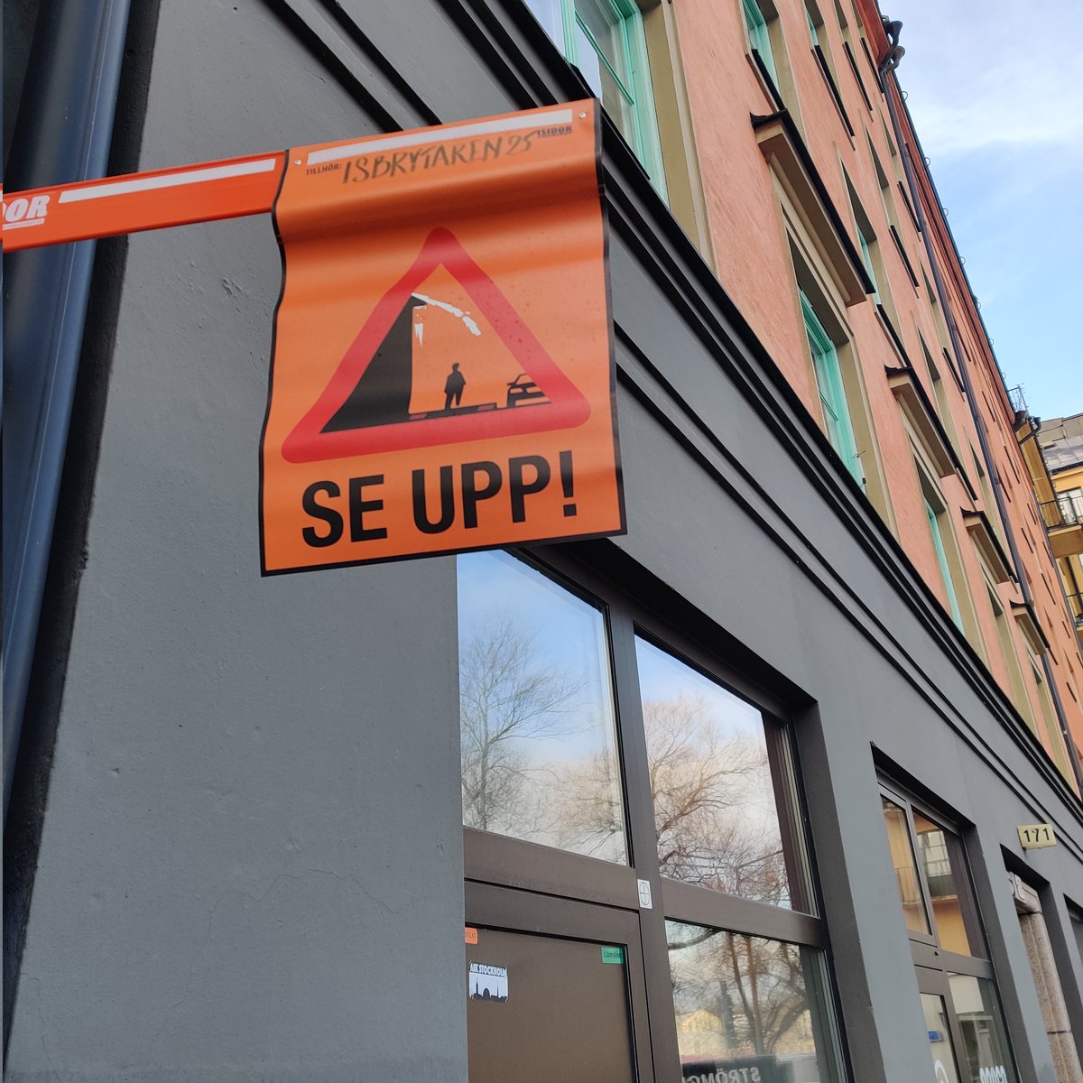 watch for rolling rocks