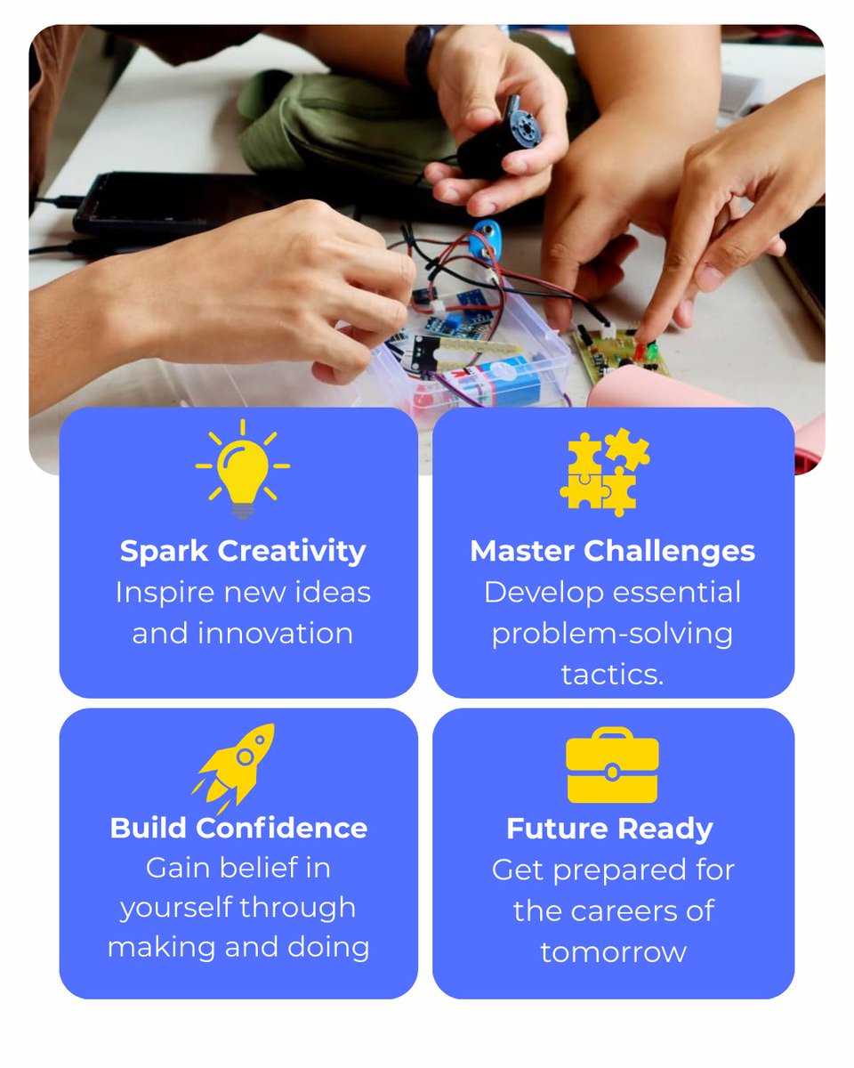 VS_tech_horizon's tweet photo. AI &amp; Robotics Lab for Schools!
Upgrade your curriculum with hands-on AI, Coding &amp; Robotics.

📌 Scan QR / Visit:
🌐 https://t.co/jZnXFJ07E8

#vstechhorizon #roboticslab #ailab #steamlearning #codingforkids #roboticsforschools #schoolinnovation #vs_tech_horizon https://t.co/Nn3CjbWBRC