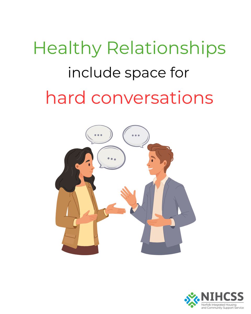 nihcssMH's tweet photo. Healthy relationships aren’t perfect — they’re honest.
 Making space for hard conversations builds trust, understanding and real connection.
#NIHCSS #Together #StandTogether #MentalHealth #CommunityHelps #TalkingHelps https://t.co/uXw5jxcuhJ