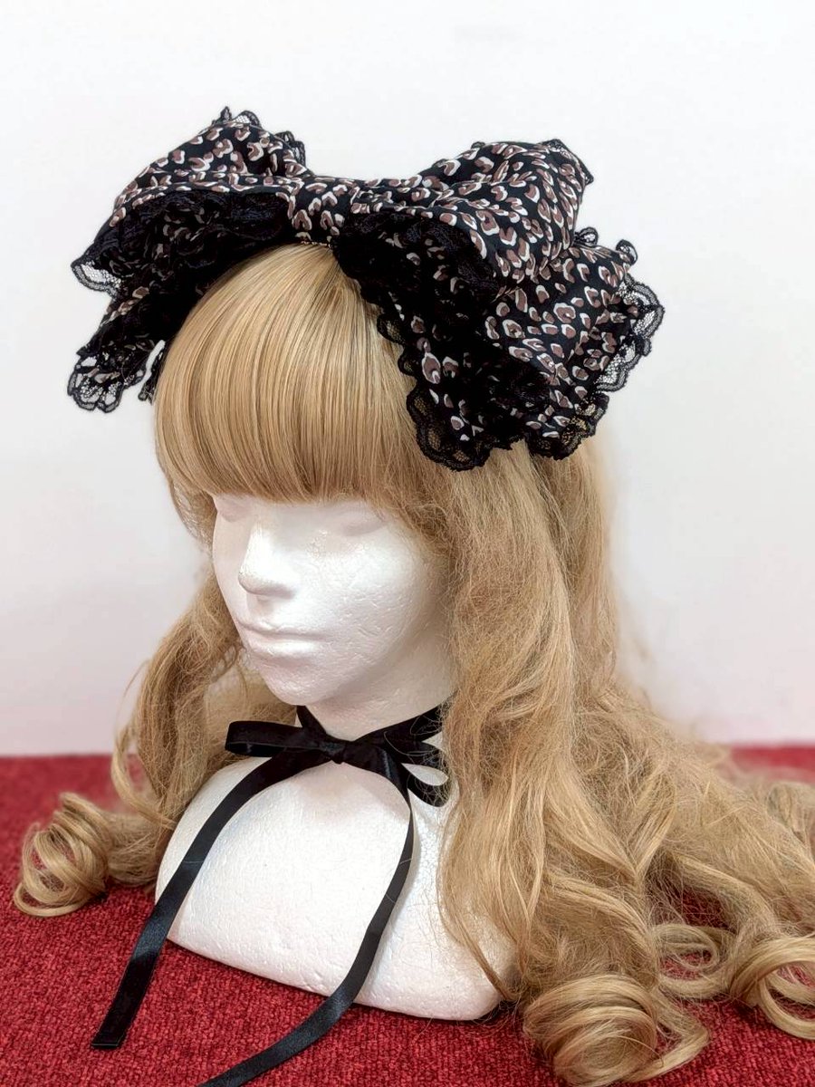 🌈追加画像🌈 ＼✨2/21(土)店頭販売開始✨／ ◇レオパードリボンヘッド