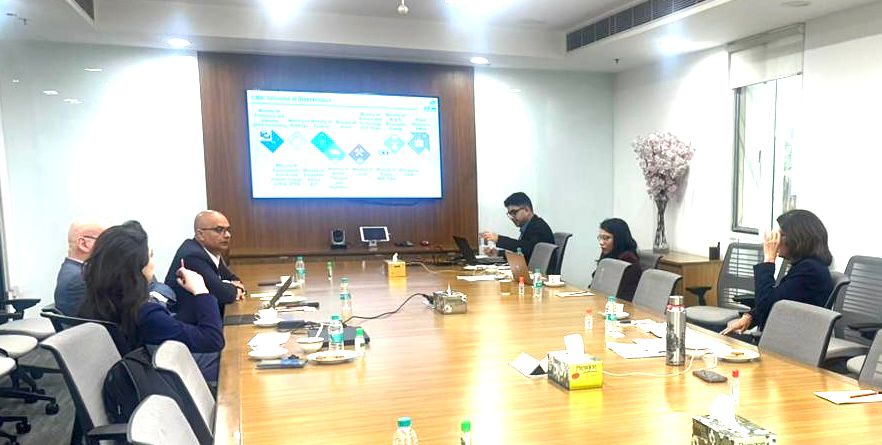 CMAIndia_'s tweet photo. @GroupeVicat delegation visits CMA office. Substantive discussions held on Carbon mitigation in India. #cement #decarbonisation #carbon https://t.co/RLZ5MocQ8m
