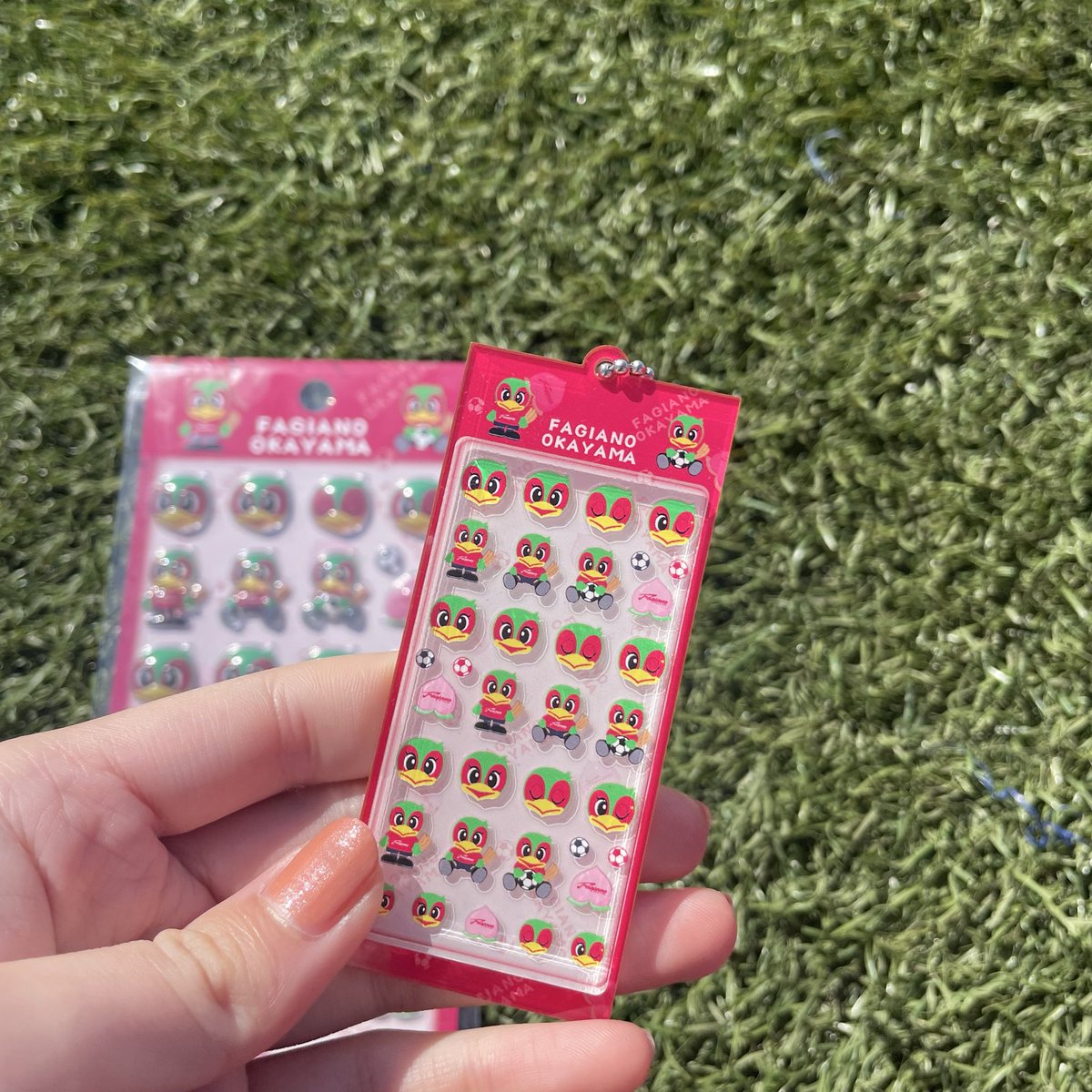 \📢2/22ガンバ大阪戦新商品🆕/

✅26ぷくぷくシール※お一人様1点
✅ぷくぷくシールキーホルダー

今話題のぷっくりシールを
ファジ丸で作っちゃいました👏

シールとお揃いの
パッケージキーホルダーも可愛いです...🤦‍♀️

是非グッズ売場でチェックしてください🪄