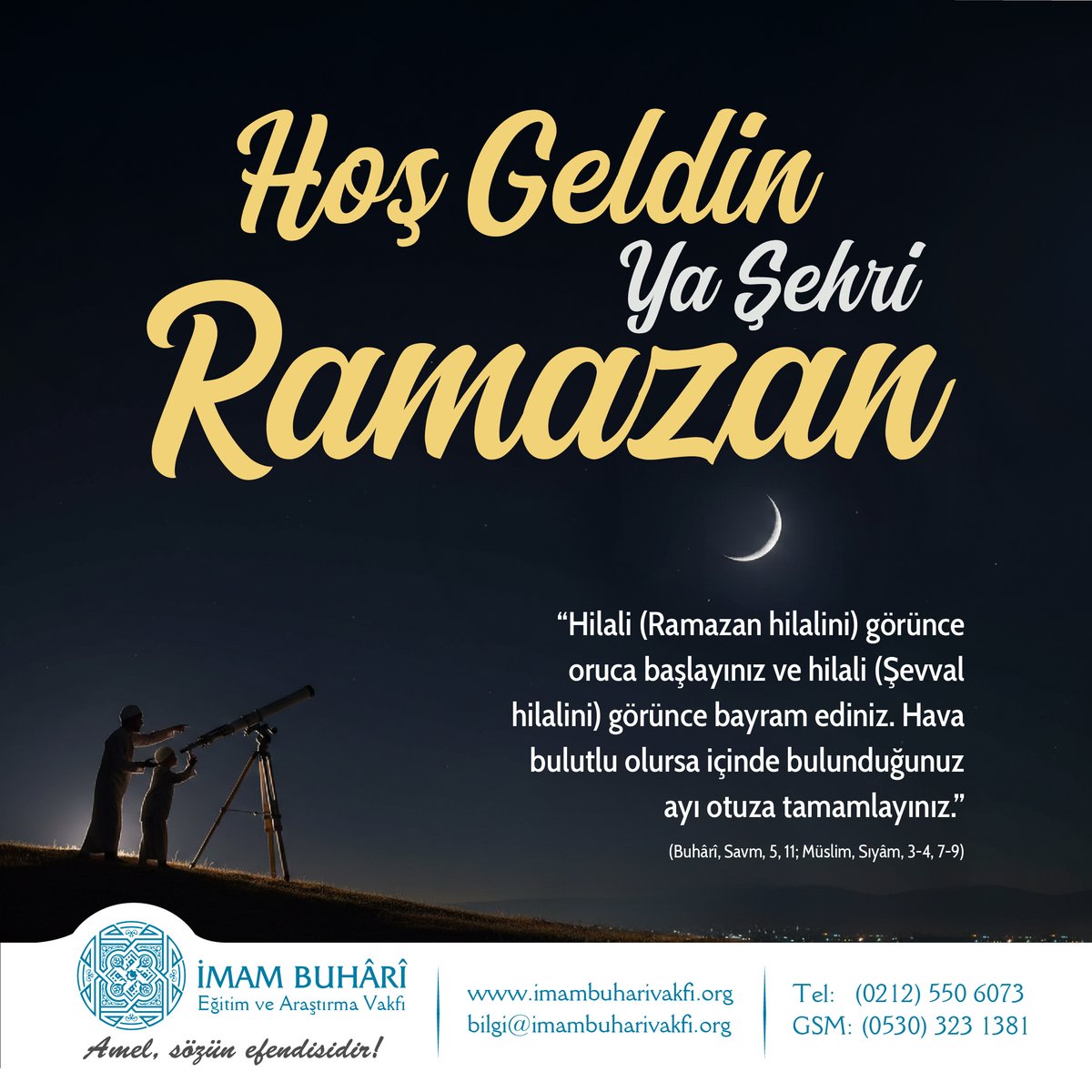 Ramazanımız Mübarek Olsun