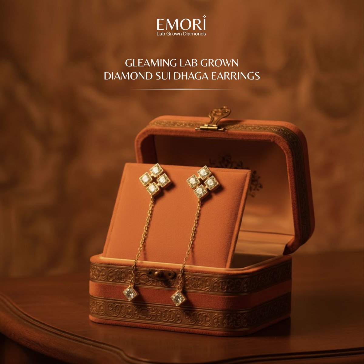 EmoriDiamond's tweet image. Easy to wear, easy to style ✨
These Emori's Gleaming Lab Grown Diamond Sui Dhaga Earrings are made to fit both celebrations and daily wear.

#EMORI