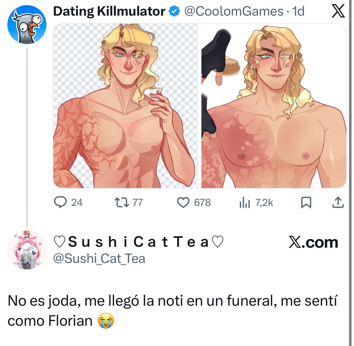 Dating Killmulator Out of Context tweet media