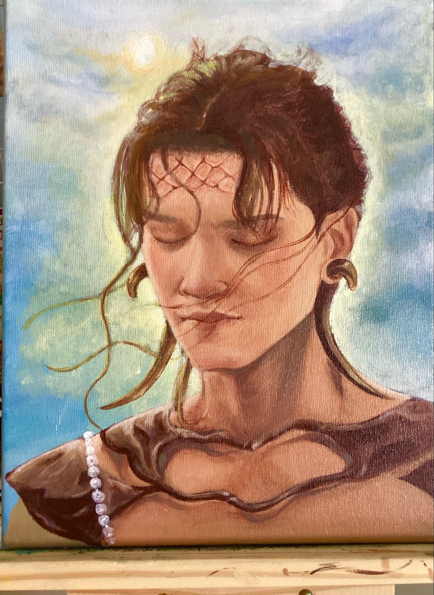 ถ้าๆวาดรูปนี้เสร็จ แจกชาวโอ๋โอ๋เลยดีมั้ย?? 
ขนาด30x40 cm.

#KengHarit