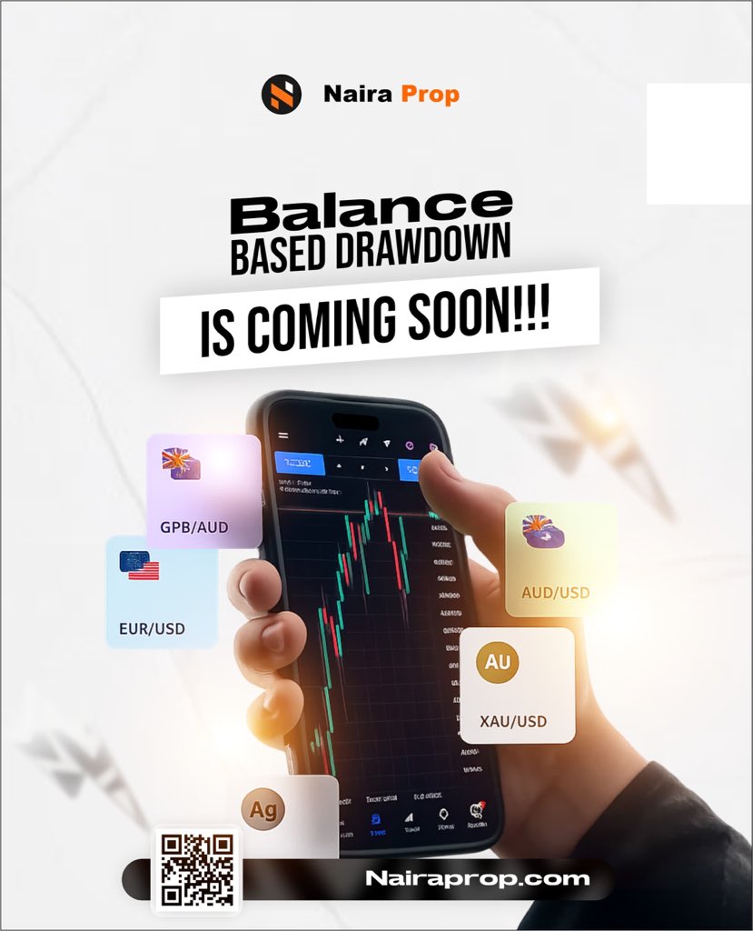 🟠 TEAM ORANGE

YOU WILL LOVE IT!😍

Balance based drawdown is coming to NairaProp, along with several powerful new upgrades.

Keep your eyes peeled.

Please note there may be some downtime this weekend as we perform the upgrade, but trading accounts will continue running as