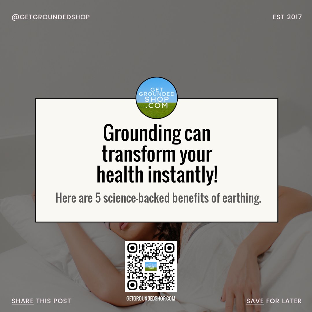 shopgetgrounded's tweet image. Experience better sleep, mood, and immunity with grounding bedsheets! Unleash the benefits today! #Grounding #HealthBenefits getgroundedshop.com/blogs/health-n…
