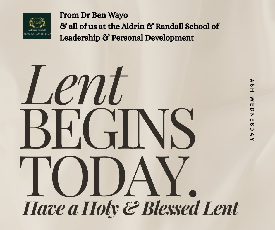 RAMADAN MUBARAK
May Allah's grace and exceptional wisdom conquer your life as you celebrate this holy month of Ramadan. Have a blessed &amp; peaceful Ramadan 🙏🏿

&amp;

A BLESSED LENTEN SEASON
A blessed Ash Wednesday &amp; may this season of Lent bring you peace and renewal 🙏🏿