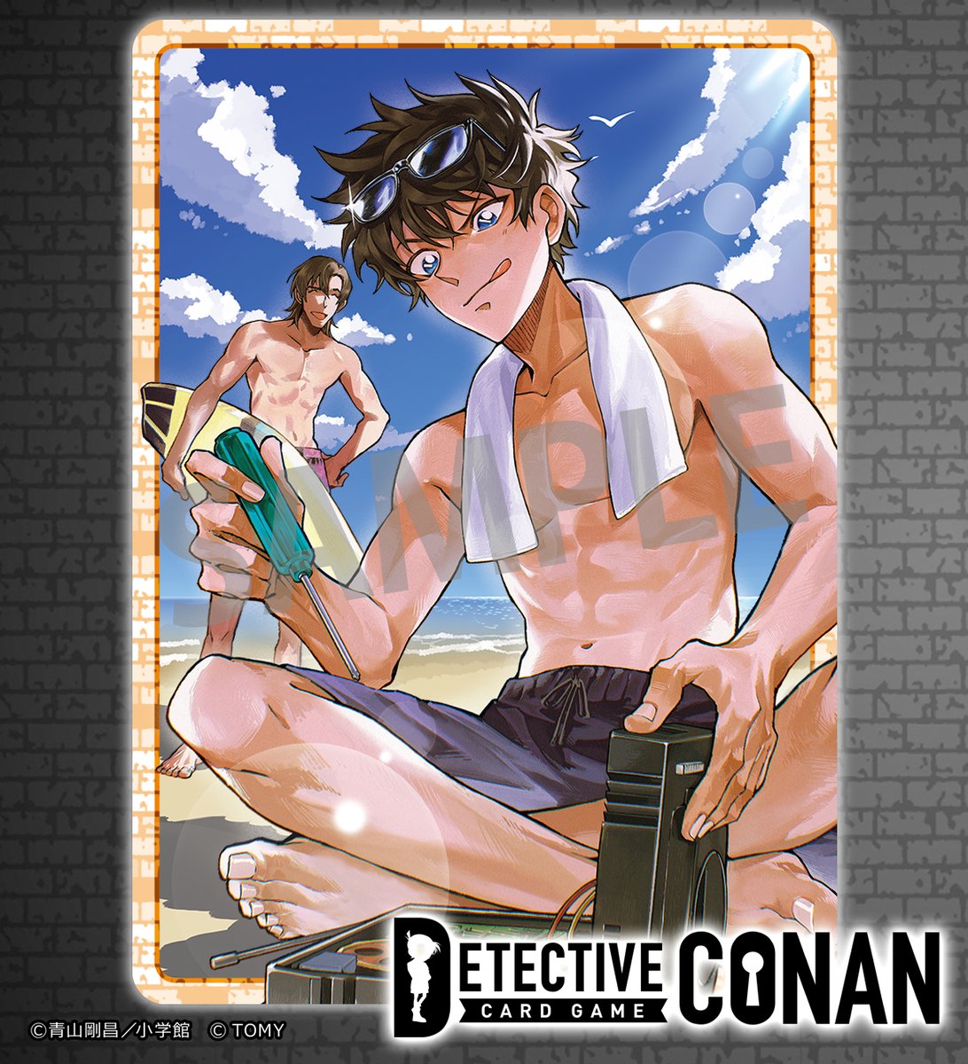 EBeBe0505's tweet image. 【お仕事】
2025年　名探偵コナンTCG （株式会社タカラトミー）takaratomy.co.jp/products/conan…

CT-P06 Case-Booster 06 交錯する刃　収録
「SRP　松田陣平」
イラストを担当させていただきました！
よろしくおねがいします。
#コナンカード