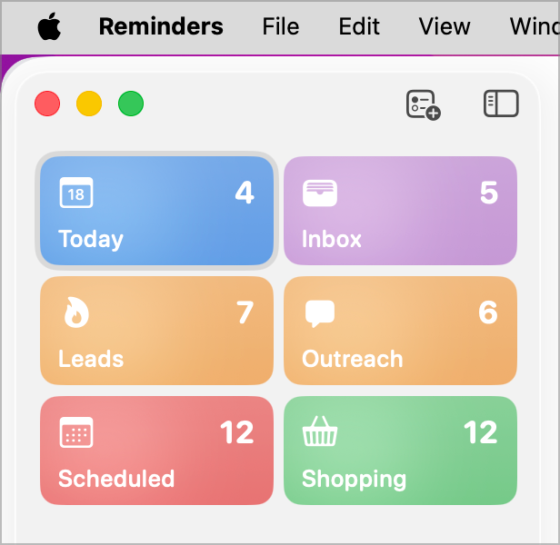macjunky's tweet photo. You can do a lot more than you think with Apple Reminders. https://t.co/1ZRB2JfNpE
