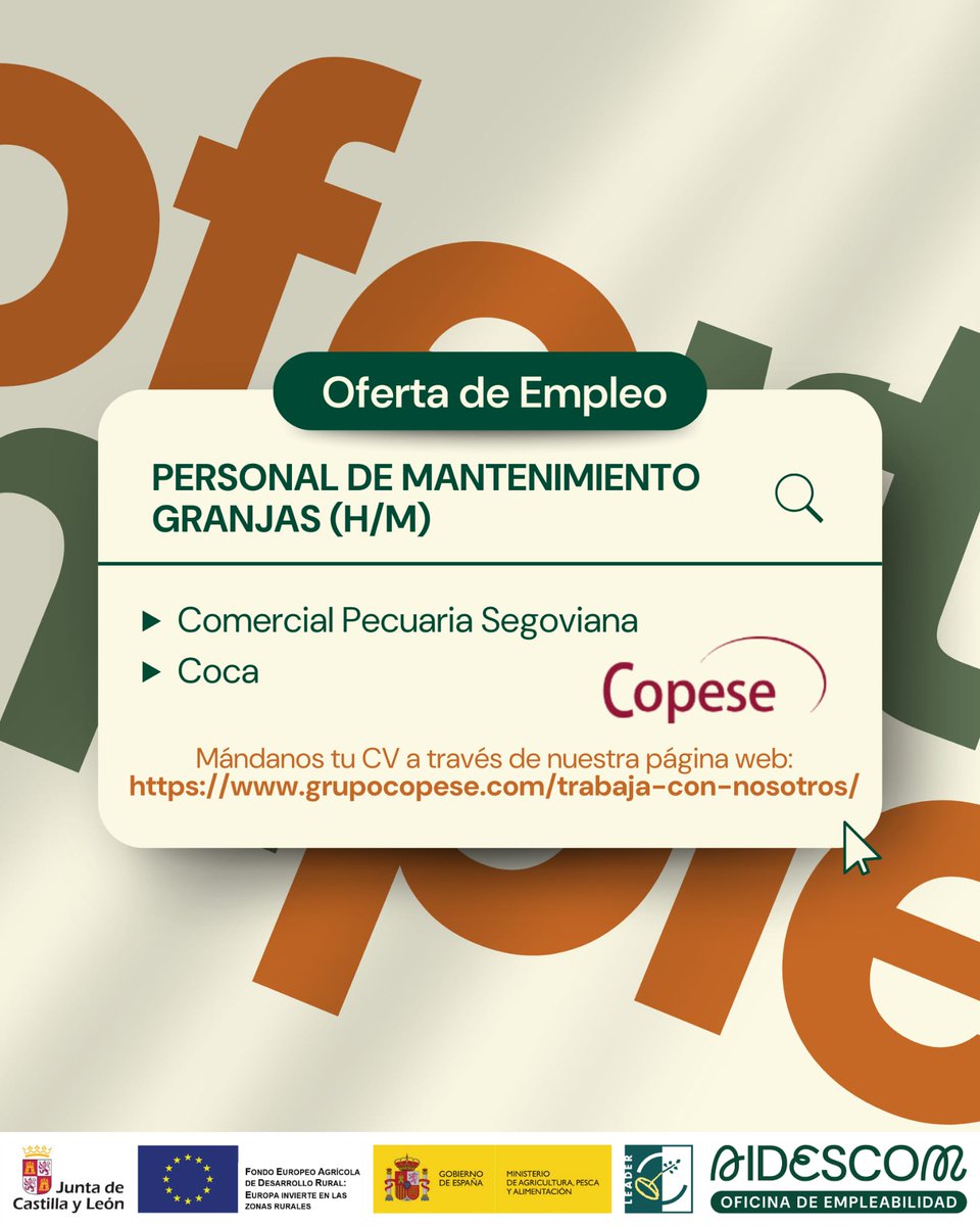 AIDESCOM Campiña Segoviana tweet media