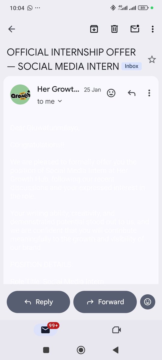 FxxmiDaniels's tweet photo. It was very tough thinking I wasn't good enough after all. 

I was also upset because I felt the HR was doing an injustice to Chioma's brand but I wasn't sure whether I could reach out. The offer letter she sent to me was copied from chat gpt and appeared invisible in light mode. https://t.co/fw4PJSiIQk