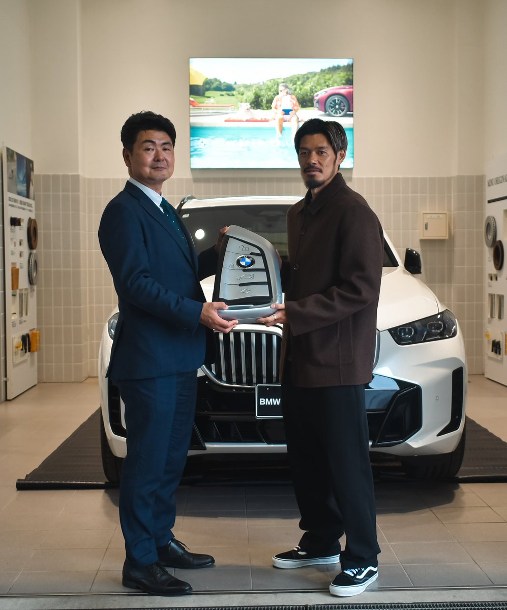 🔷V・ファーレン長崎×松藤グループ🔶 キャプテン #山口蛍 選手が車両