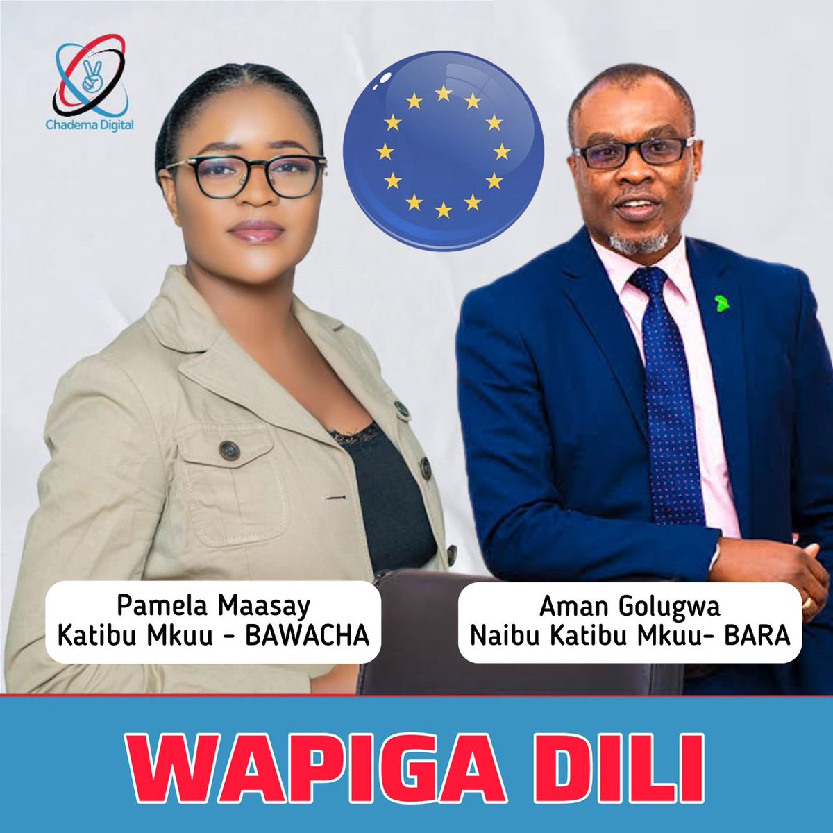 Naibu Katibu Mkuu wa Chama cha Demokrasia na Maendeleo (CHADEMA) *Aman Golugwa* na Katibu Mkuu wa BAWACHA Taifa *Pamela Maasay* wameandaa mpango wa siri wa kujipatia fedha kwa njia ya udanganyifu kupitia msaada wa ufadhili wa fedha kutoka Ubalozi wa Ulaya (EU)....