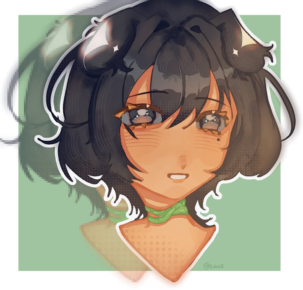 Eyes on me only... okay? 
#FNK9  જ⁀➴  
🎨 0.vivii.0