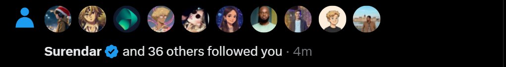 rootnship's tweet image. Surendar and 36 others just followed me 👀

But I don’t see you in that list yet…

Fix that? 🤝