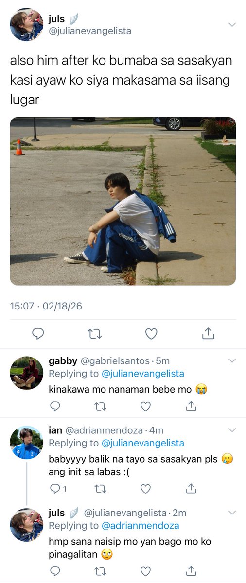 081020z's tweet image. adrian mendoza (ts) na ipinagmamalaking kaya niya i-handle ang isang julian evangelista (lh), ay natagpuang nakaupo sa gutter?!

#gongfourz / #taeshan few twts filo au