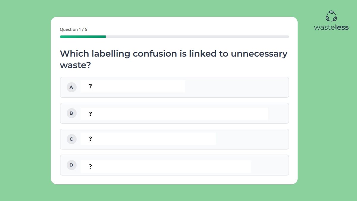 Wasteless_EU's tweet photo. Have you taken this week’s quiz? 🙋🏻
Put your #FoodWaste knowledge to the test and see how many questions you can nail! 🤩
🔗https://t.co/joy46IjYr8
#Sustainability #QuizTime #FoodLoss #WASTELESS https://t.co/fUrFipZWfk
