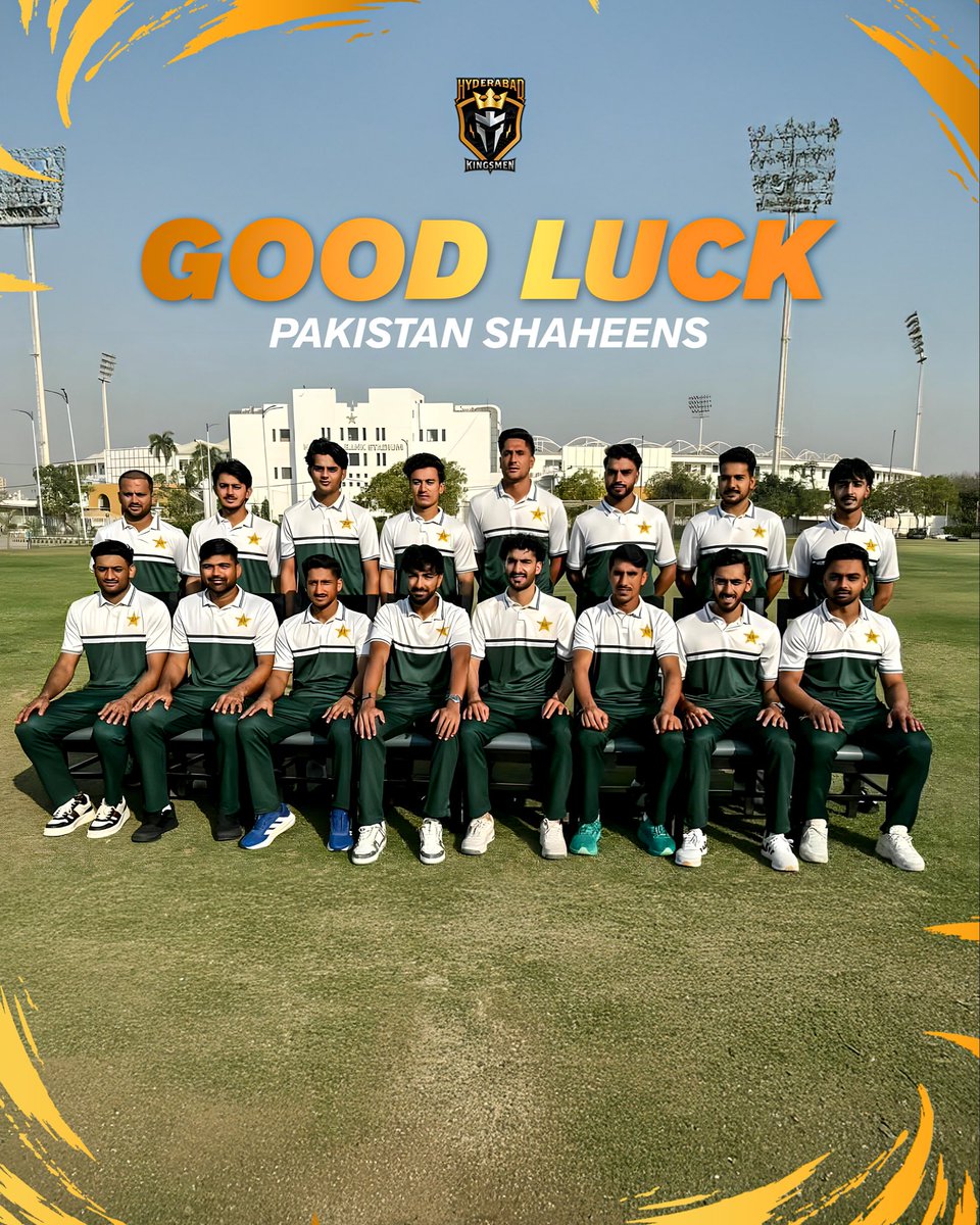 Best of luck to our Pakistan Shaheens for the T20 and One-Day series against the England Lions 🙌

Fly high and shine bright! 🇵🇰✨