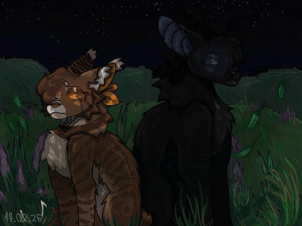 trapqueenrari's tweet photo. crowpool art, forgot to post this on here #warriorcats #leafpool #crowfeather #crowpool https://t.co/7WHNJKLSmE