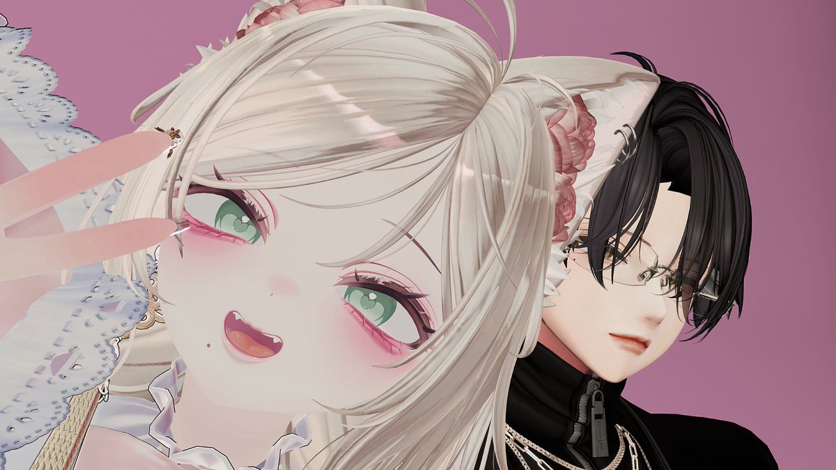 _cyaro's tweet photo. 仕事しながら構ってくれて大好き
ふざけてたら時間溶けてた🫠🖤 https://t.co/UOiFaZQ9yA